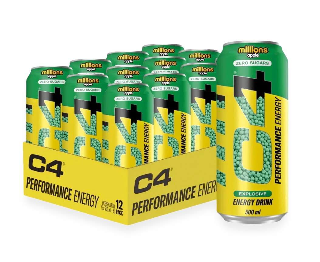 C4 Performance Energy, Millions Apple - 12 x 500 ml.