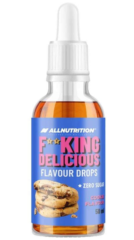 Fitking Delicious Flavour Drops, Cookie - 50 ml.