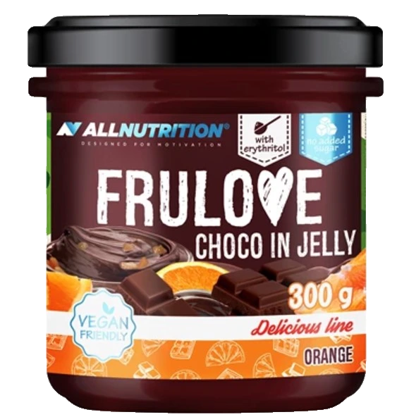 Frulove Choco In Jelly, Orange - 300 grams