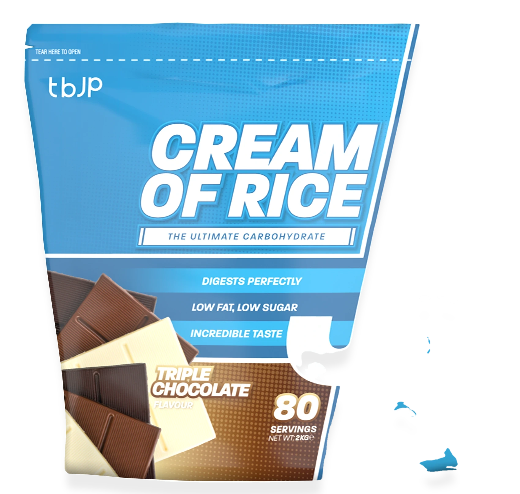 Cream of Rice, Triple Chocolate - 2000 grams