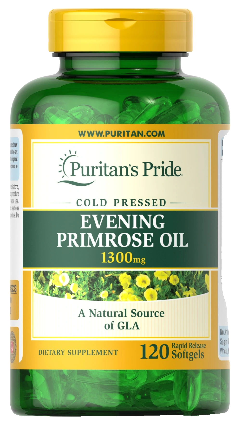 Evening Primrose Oil, 1300mg - 120 softgels