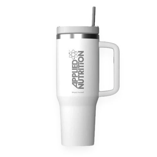 Cooler Tumbler Cup, White - 1200 ml.
