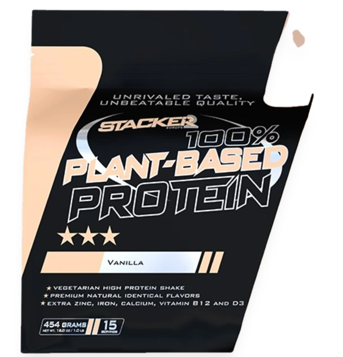 100% Plant Based Protein, Vanilla - 454 grams