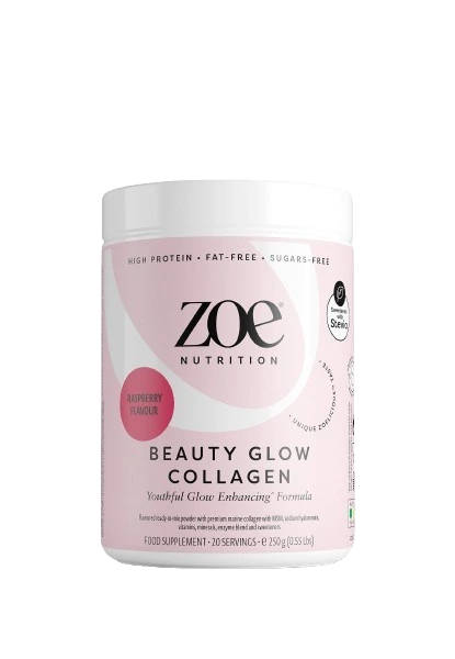 Beauty Glow Collagen, Raspberry - 250 grams