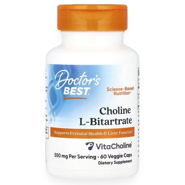 Choline L-Bitartrate, 550mg - 60 vcaps