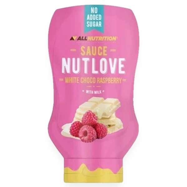 Nutlove Sauce, White Choco Raspberry - 280 ml.
