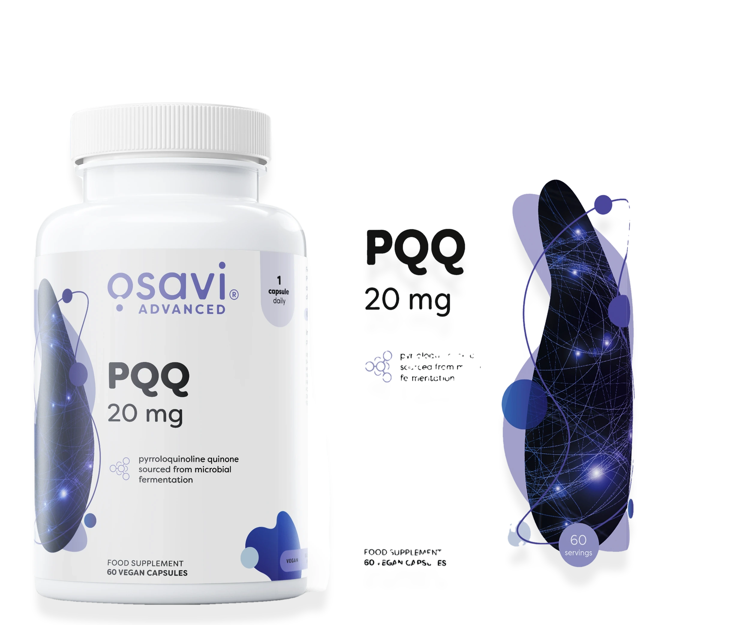 PQQ, 20mg - 60 vegan caps