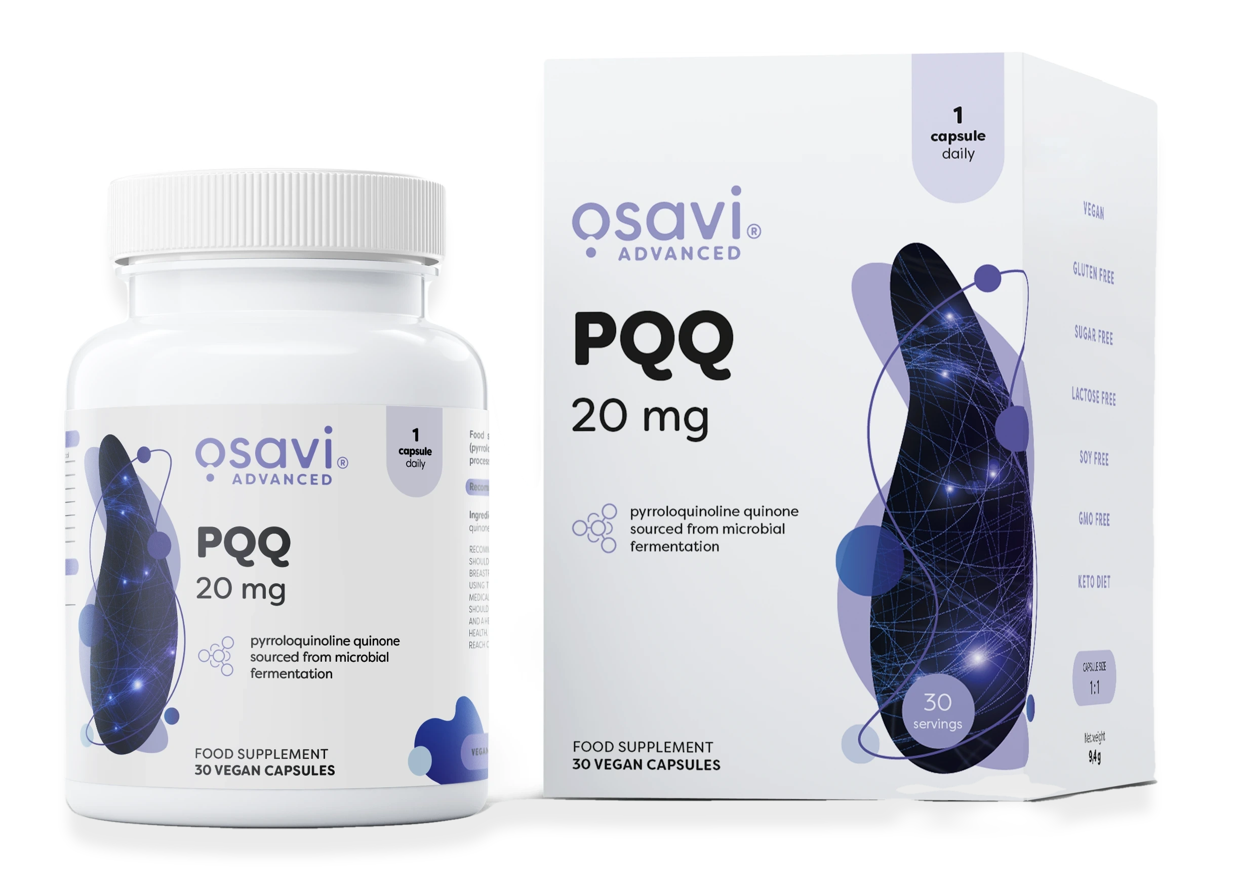 PQQ, 20mg - 30 vegan caps