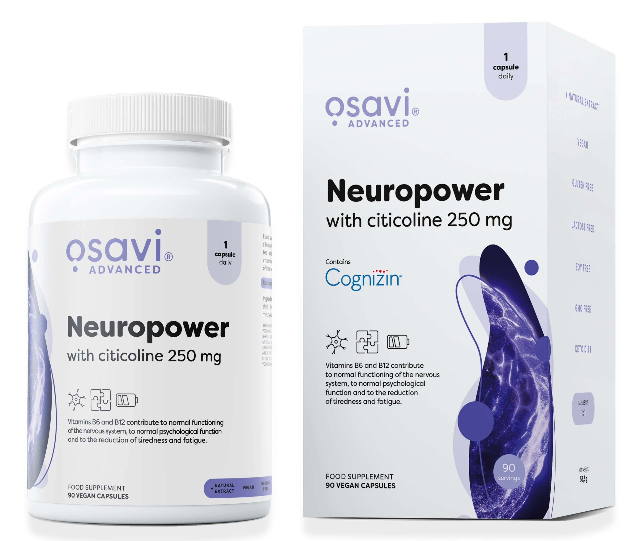 Neuropower with Citicoline, 250mg - 90 vegan caps