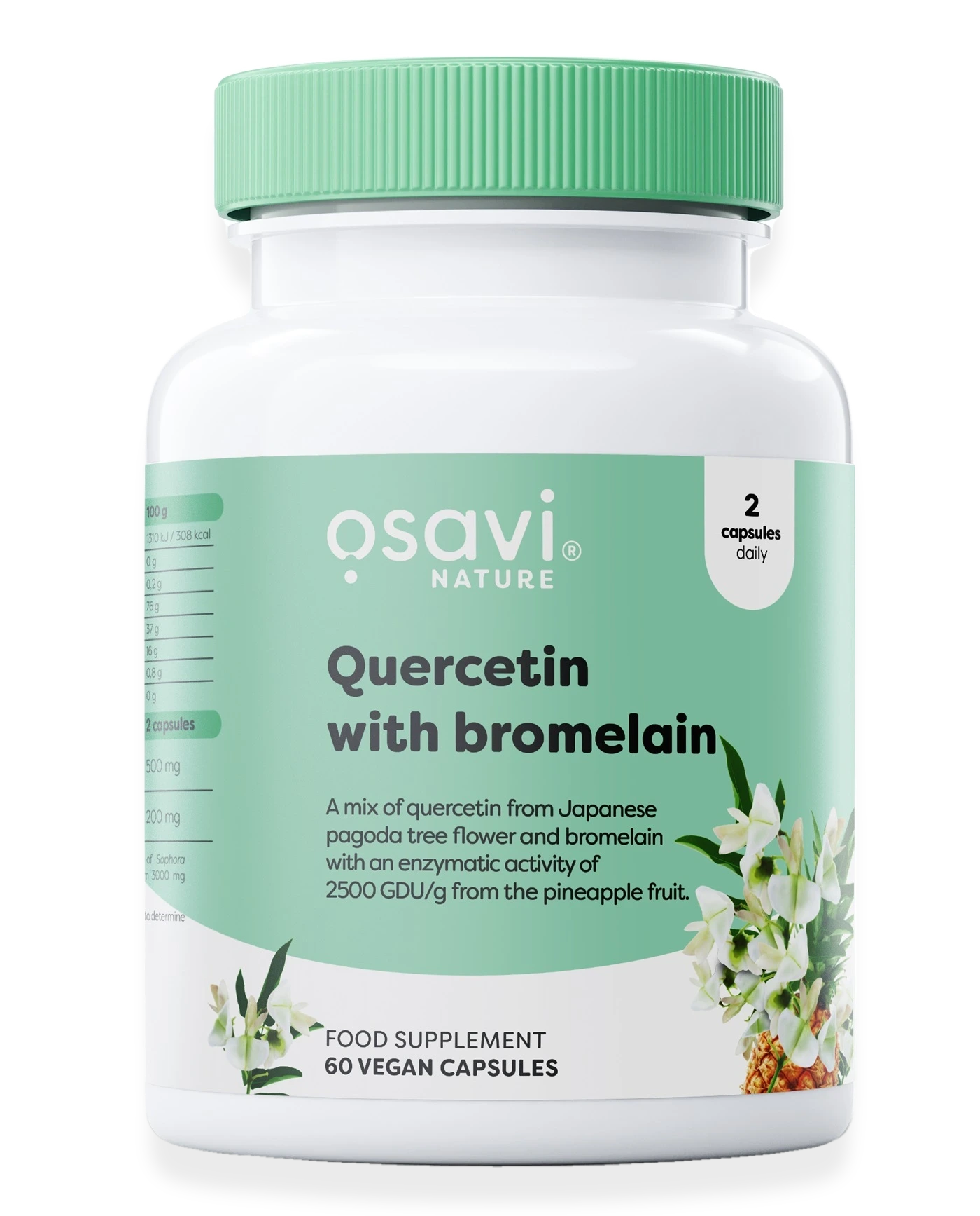 Quercetin with Bromelain - 60 vegan caps