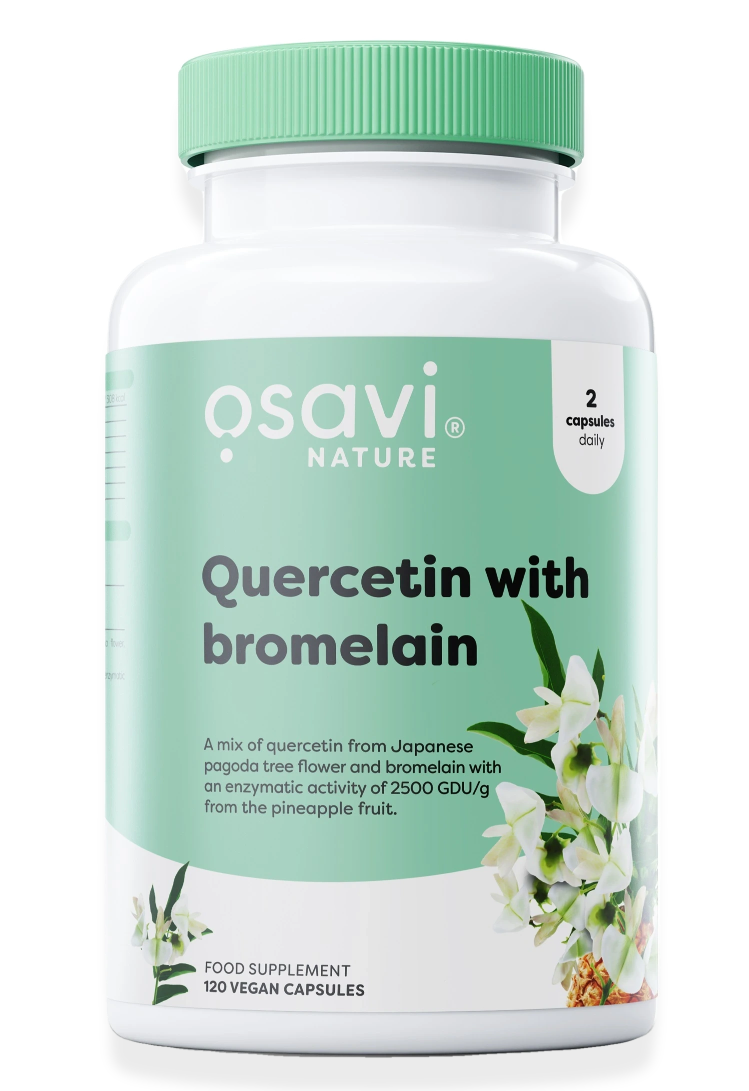 Quercetin with Bromelain - 120 vegan caps