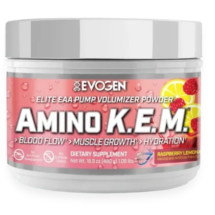 Amino K.E.M. EAA, Raspberry Lemonade - 480 grams