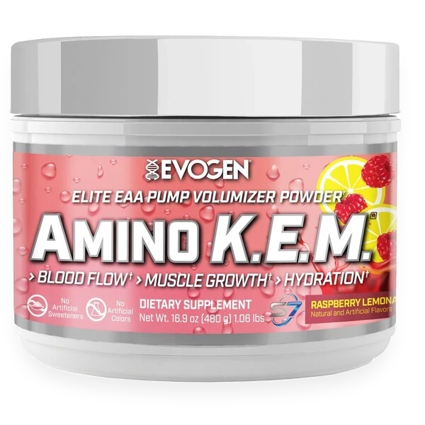 Amino K.E.M. EAA, Raspberry Lemonade - 480 grams