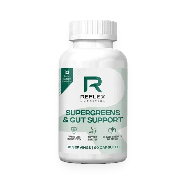 Supergreens & Gut Support - 90 caps