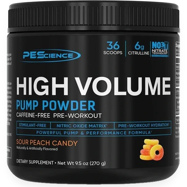 High Volume (New Formula), Sour Peach Candy - 270 grams