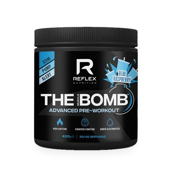 The Muscle Bomb, Blue Raspberry - 400 grams