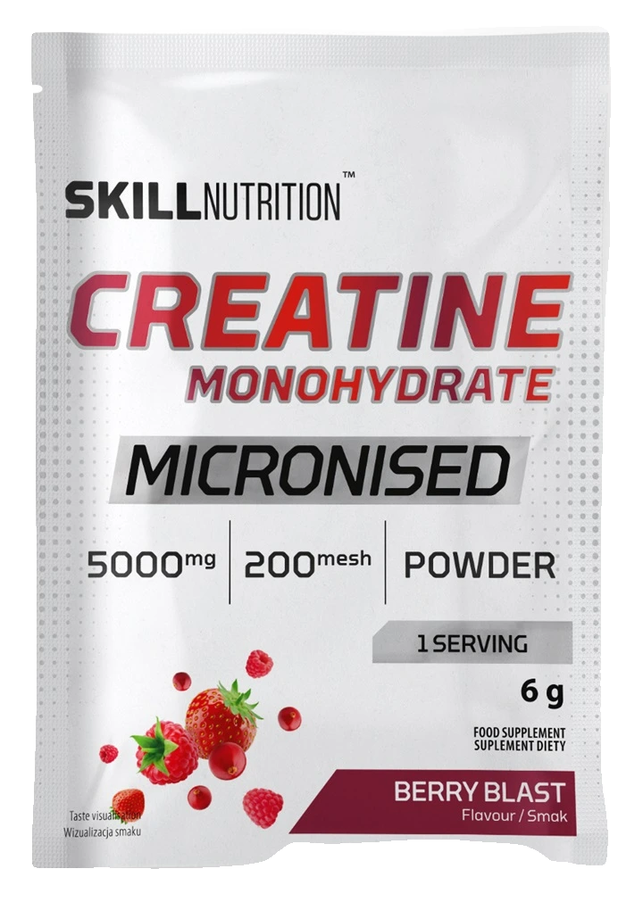 Micronised Creatine Monohydrate, Berry Blast - 6 grams (1 serving)