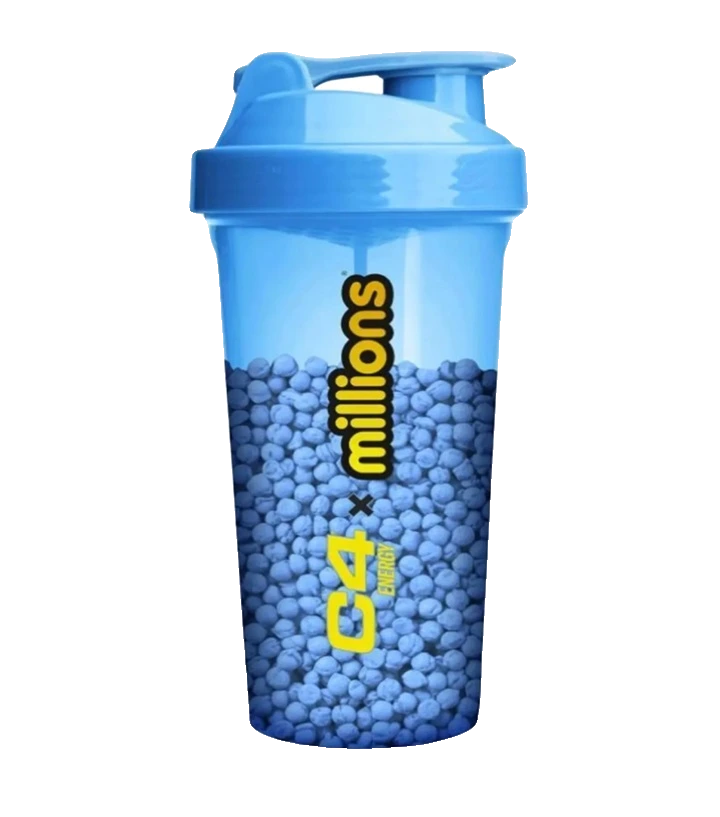 C4 Energy x Millions Bubblegum Shaker, Blue - 800 ml.