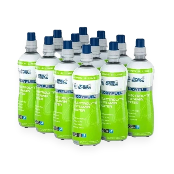 Bodyfuel Electrolyte & Vitamin Water, Lemon & Lime - 12 x 500 ml.