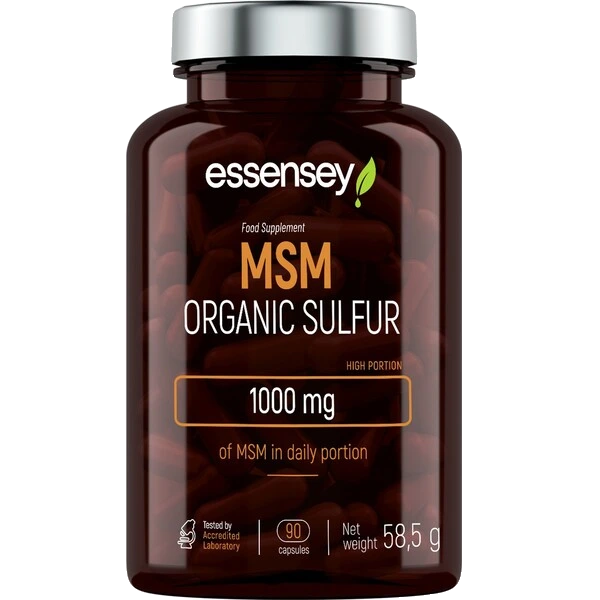 MSM Sulfur, 1000mg - 90 caps