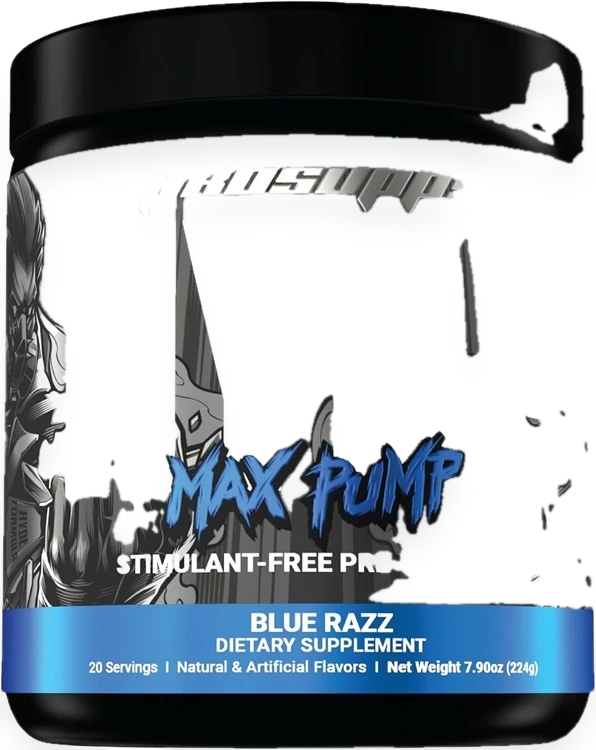 Hyde Max Pump, Blue Razz - 224 grams