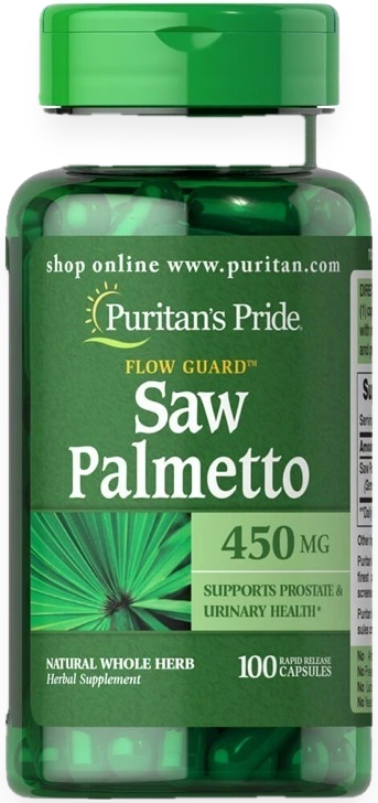 Saw Palmetto, 450mg - 100 caps