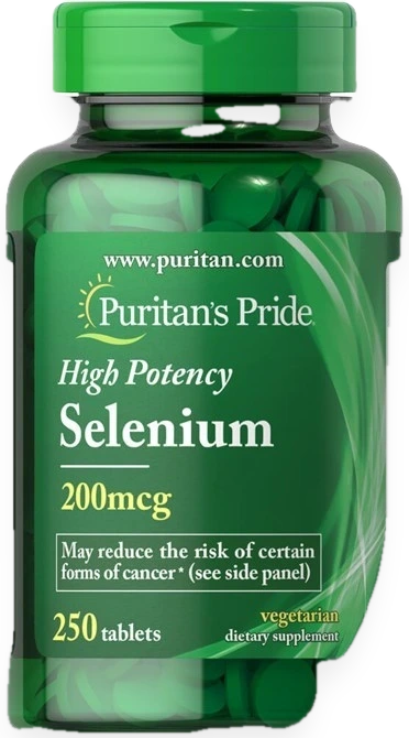 Selenium, 200mcg - 250 tablets