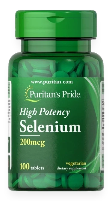 Selenium, 200mcg - 100 tablets