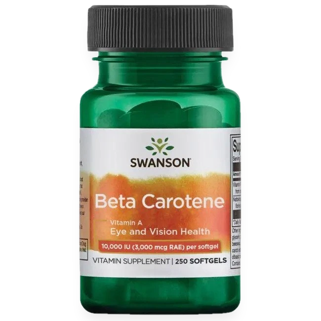 Beta-Carotene (Vitamin A), 10 000 IU - 250 softgels