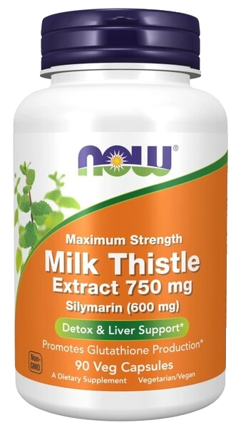Milk Thistle Extract, 750mg Maximum Strength - 90 vcaps