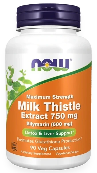Milk Thistle Extract, 750mg Maximum Strength - 90 vcaps