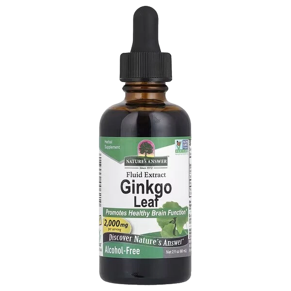 Ginkgo Leaf, 2000mg - 60 ml.
