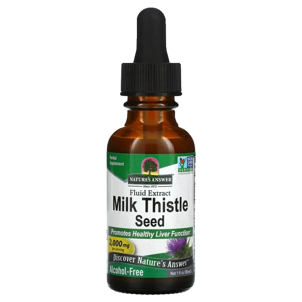 Milk Thistle Seed Extract, 2000mg - 30 ml.