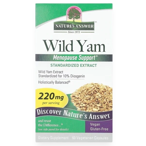Wild Yam, 220mg - 60 vcaps