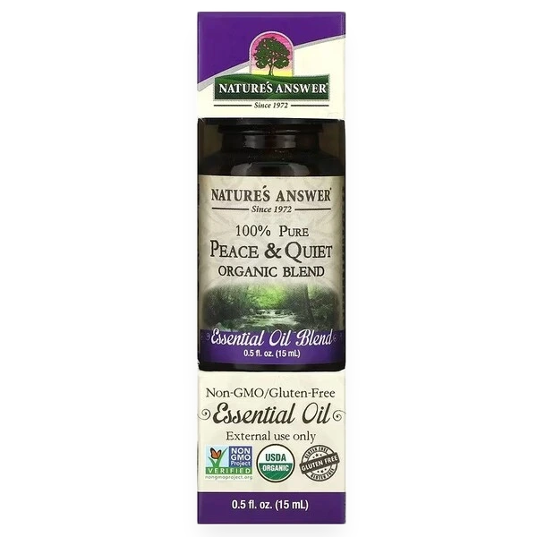 100% Pure Peace & Quiet Blend Essential Oil - 15 ml.