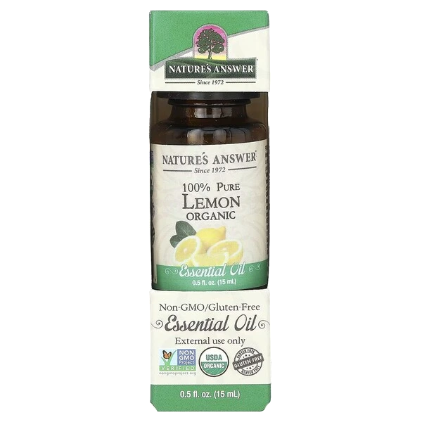 100% Pure Lemon Essential Oil - 15 ml.