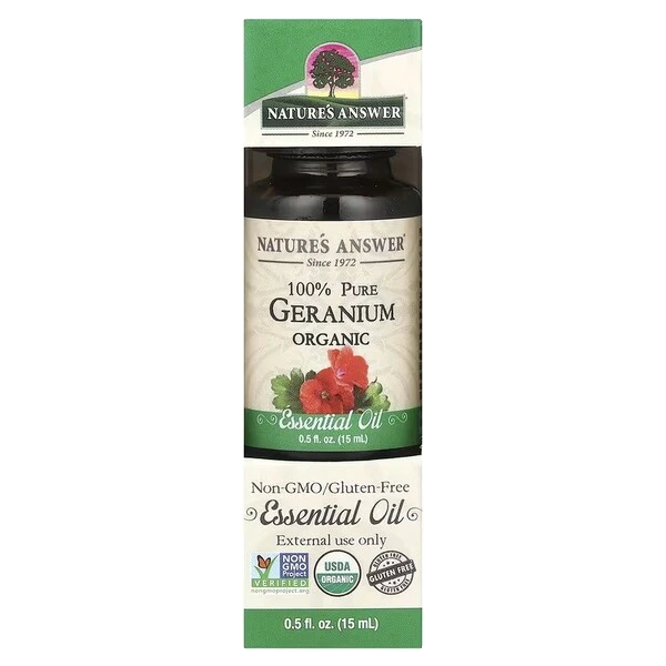 100% Pure Geranium Essential Oil - 15 ml.