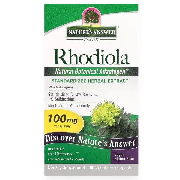 Rhodiola Root, 100mg - 60 vcaps