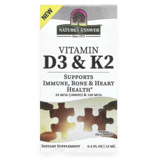 Vitamin D3 & K2 - 15 ml.