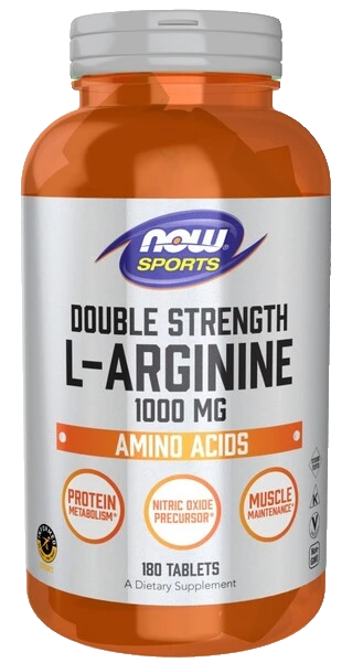 L-Arginine, 1000mg - 180 tablets