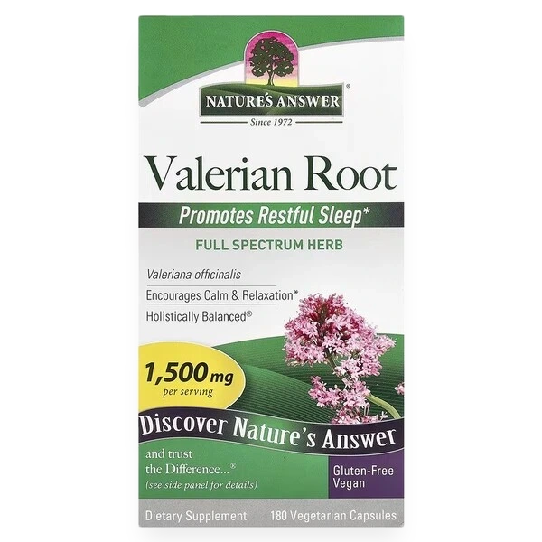 Valerian Root, 1500mg - 180 vcaps