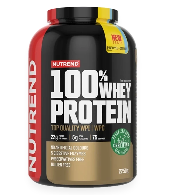 100% Whey Protein, Pineapple + Coconut - 2250 grams