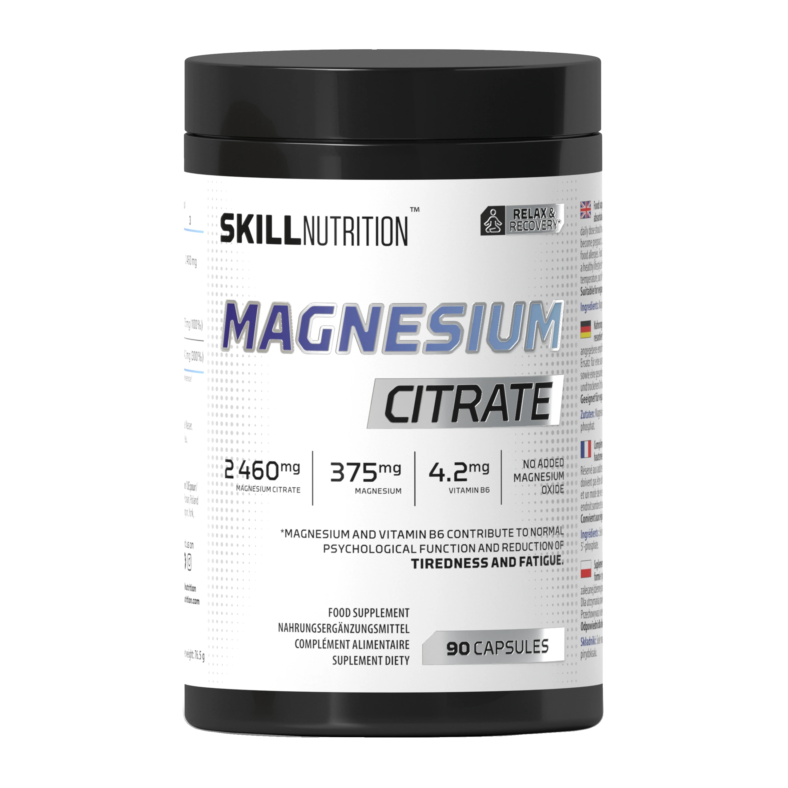Magnesium Citrate - 90 caps