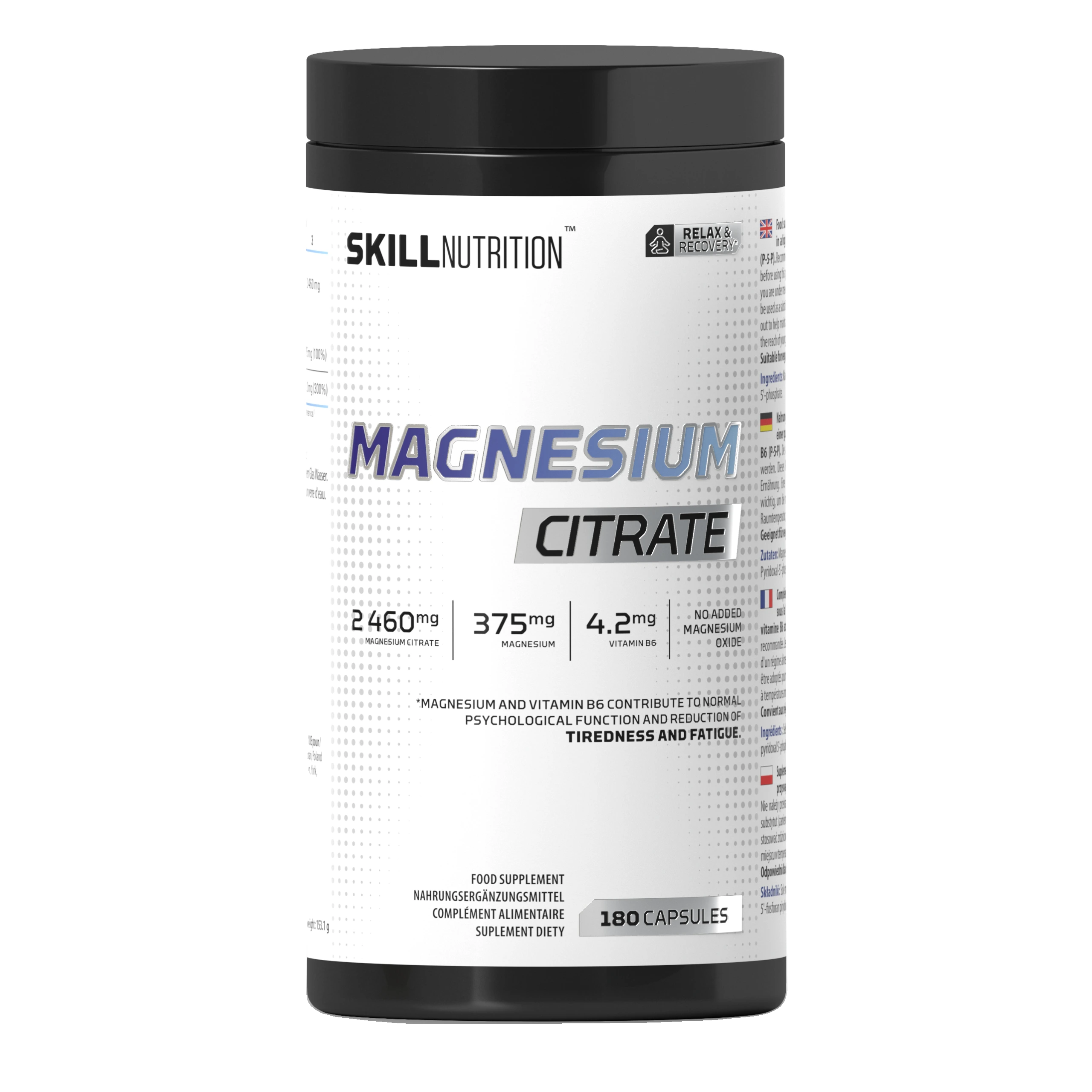 Magnesium Citrate - 180 caps