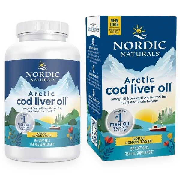 Arctic Cod Liver Oil, 750mg Lemon (EAN 768990891304) - 180 softgels