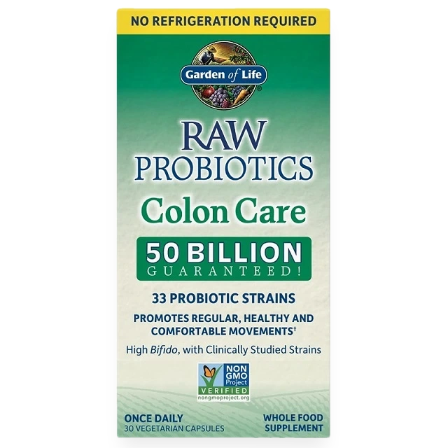 Raw Probiotics Colon Care - 30 vcaps