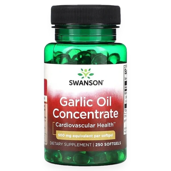 Garlic Oil Concentrate, 500mg - 250 softgels
