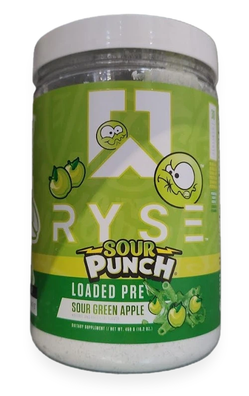 Loaded Pre, Sour Punch Sour Green Apple - 459 grams