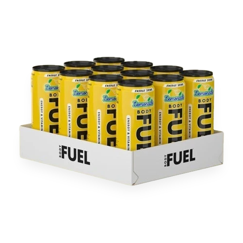 Bodyfuel Energy Cans, Lemonade - 12 x 330 ml.