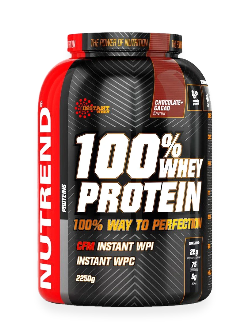 100% Whey Protein, Chocolate Cocoa - 2250 grams